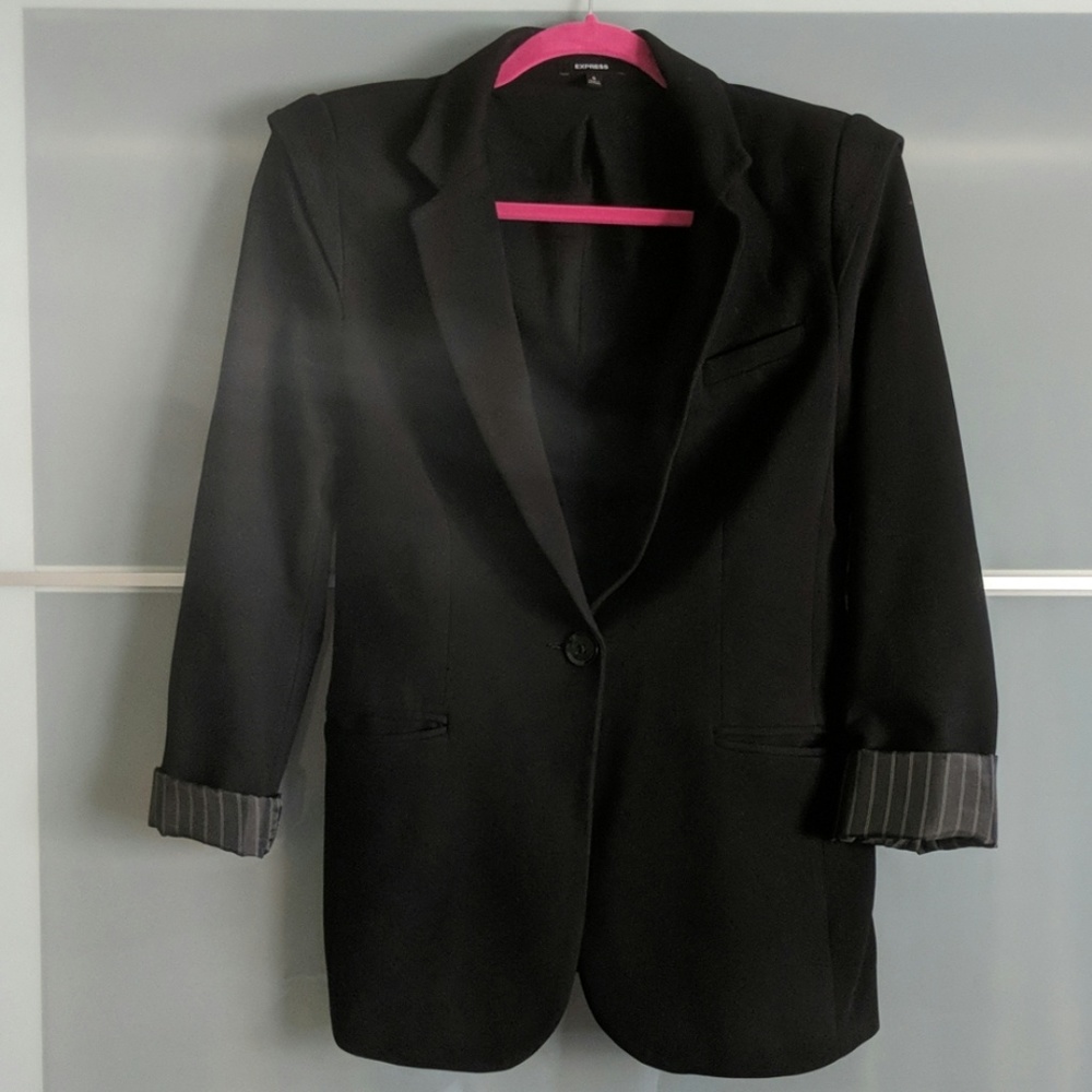 EXPRESS black jersey blazer